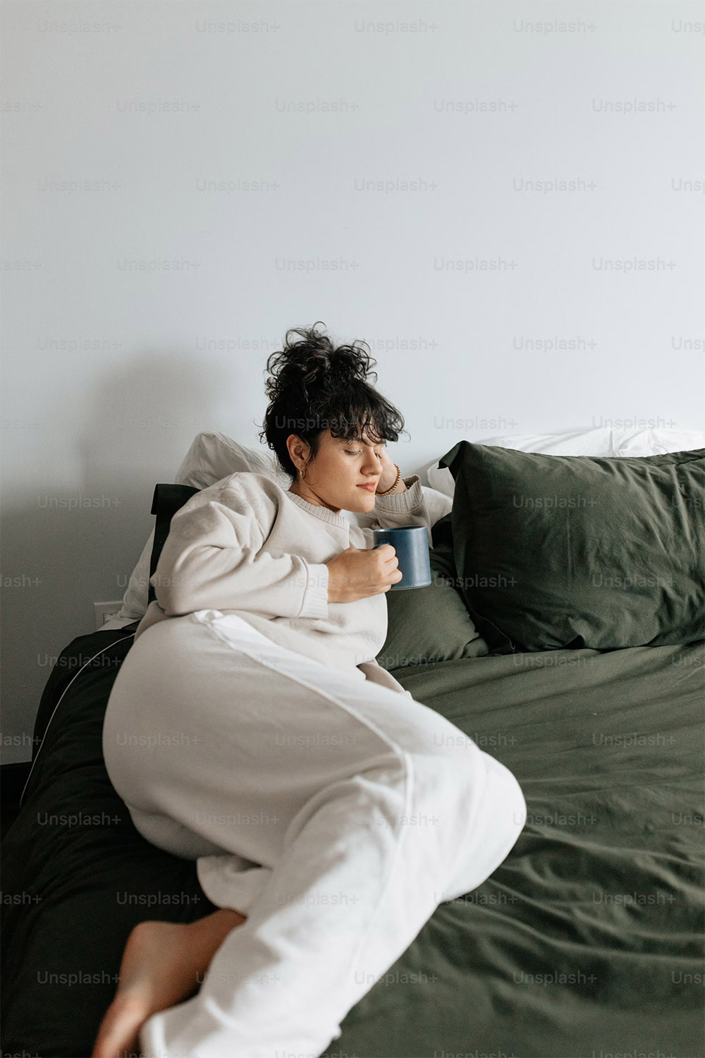 woman lying